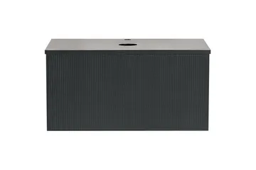 Servantskap Alzira Svart, 80x52x40 cm - Svart, 80x52x40 cm - Oppbevaring - Oppbevaring til baderom - Veggskap & høyskap