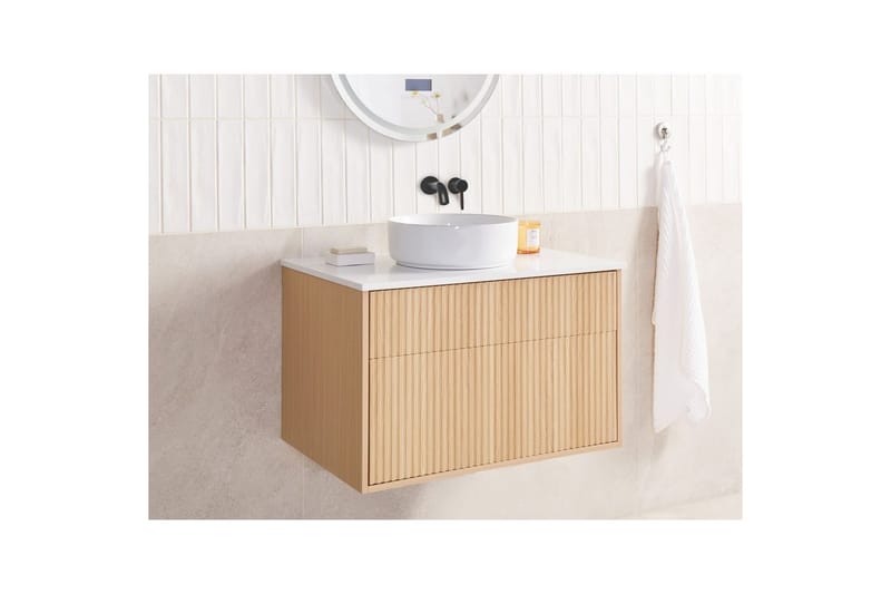 Servantskap Bexti 80x52x50 cm - 80x52x50 cm - Oppbevaring - Oppbevaring til baderom - Veggskap & høyskap