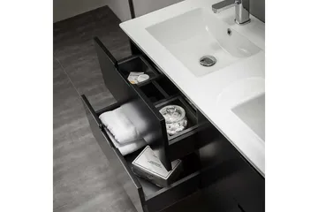 Bathlife Glädje Servantskap 1200 - Svart - Oppbevaring - Oppbevaring til baderom - Servantskap & kommode