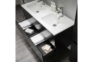 Bathlife Glädje Servantskap 1200 - Svart - Oppbevaring - Oppbevaring til baderom - Servantskap & kommode