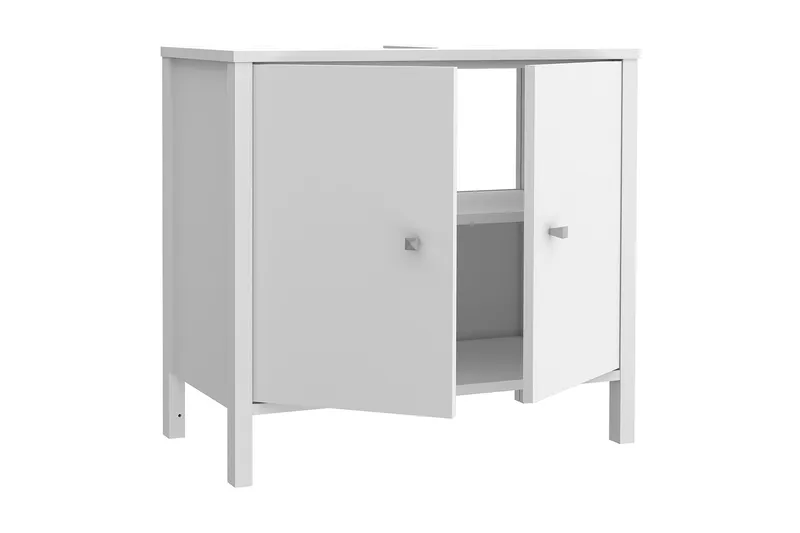 Elsassona Servantskap 35x64 cm 2 Skap - Hvit - Oppbevaring - Oppbevaring til baderom - Servantskap & kommode