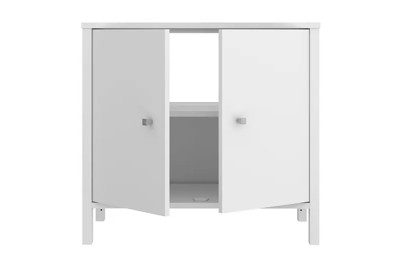 Elsassona Servantskap 35x64 cm 2 Skap - Hvit - Oppbevaring - Oppbevaring til baderom - Servantskap & kommode