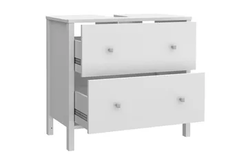 Elsassona Servantskap 35x64 cm 2 Skuffer - Hvit - Oppbevaring - Oppbevaring til baderom - Servantskap & kommode