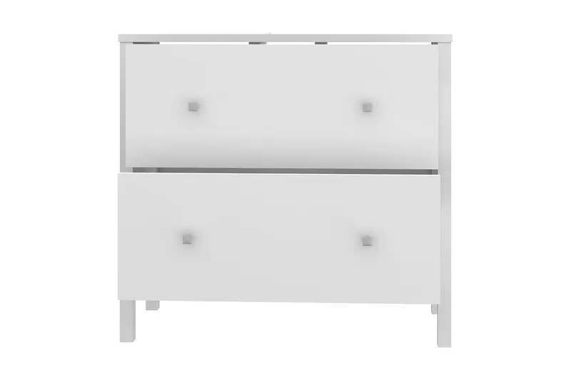 Elsassona Servantskap 35x64 cm 2 Skuffer - Hvit - Oppbevaring - Oppbevaring til baderom - Servantskap & kommode