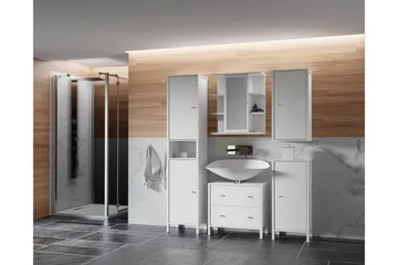 Elsassona Servantskap 35x64 cm 2 Skuffer - Hvit - Oppbevaring - Oppbevaring til baderom - Servantskap & kommode