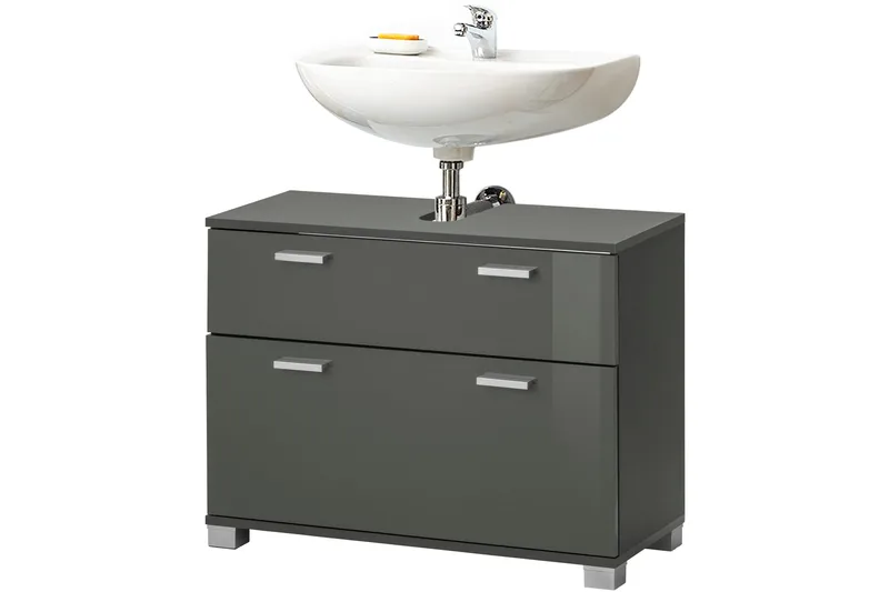 Gervase Servantskap 70 cm - Grå - Oppbevaring - Oppbevaring til baderom - Servantskap & kommode