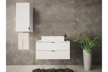 Glenndale Vaskeskåp - Hvid - Oppbevaring - Oppbevaring til baderom - Servantskap & kommode