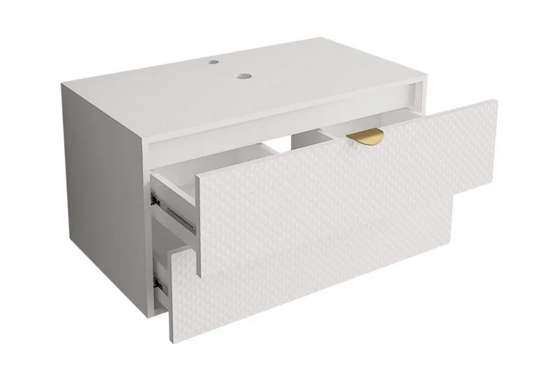 Glenndale Vaskeskåp - Hvid - Oppbevaring - Oppbevaring til baderom - Servantskap & kommode