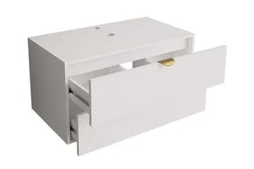 Glenndale Vaskeskåp - Hvid - Oppbevaring - Oppbevaring til baderom - Servantskap & kommode