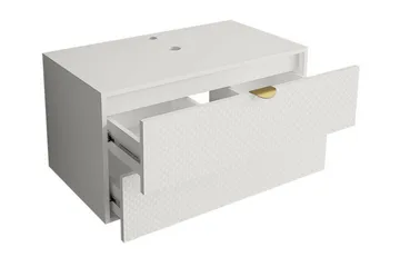 Glenndale Vaskeskåp - Svart - Oppbevaring - Oppbevaring til baderom - Servantskap & kommode