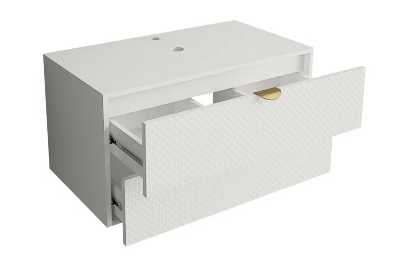 Glenndale Vaskeskåp - Svart - Oppbevaring - Oppbevaring til baderom - Servantskap & kommode