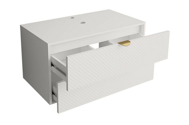 Glenndale Vaskeskåp - Svart - Oppbevaring - Oppbevaring til baderom - Servantskap & kommode