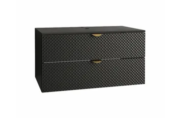 Glenndale Vaskeskåp - Svart - Oppbevaring - Oppbevaring til baderom - Servantskap & kommode