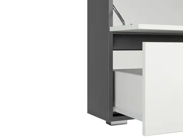 Hudnall Servantskap 60x35 cm - Antrasitt/Hvit - Oppbevaring - Oppbevaring til baderom - Servantskap & kommode