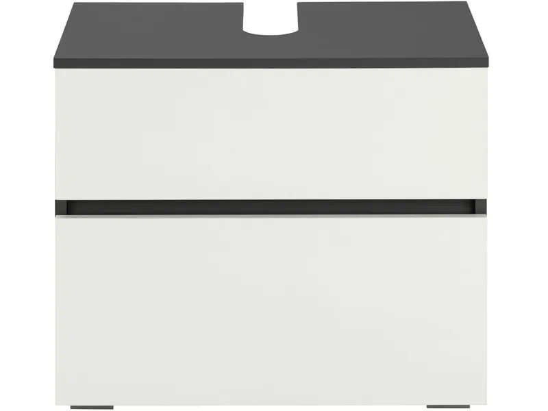 Hudnall Servantskap 60x35 cm - Antrasitt/Hvit - Oppbevaring - Oppbevaring til baderom - Servantskap & kommode