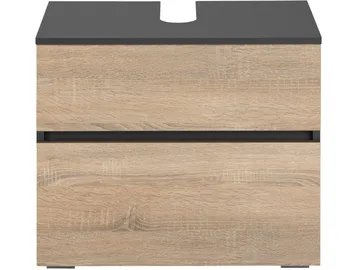 Hudnall Servantskap 60x35 cm - Antrasitt/Natur - Oppbevaring - Oppbevaring til baderom - Servantskap & kommode