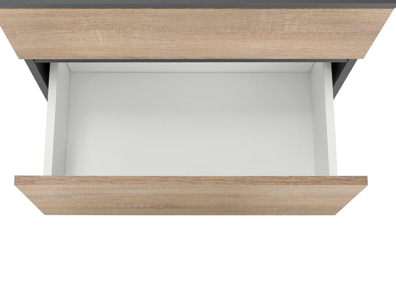 Hudnall Servantskap 60x35 cm - Antrasitt/Natur - Oppbevaring - Oppbevaring til baderom - Servantskap & kommode