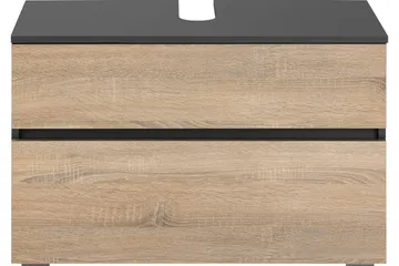 Hudnall Servantskap 80x35 cm - Antrasitt/Hvit - Oppbevaring - Oppbevaring til baderom - Servantskap & kommode