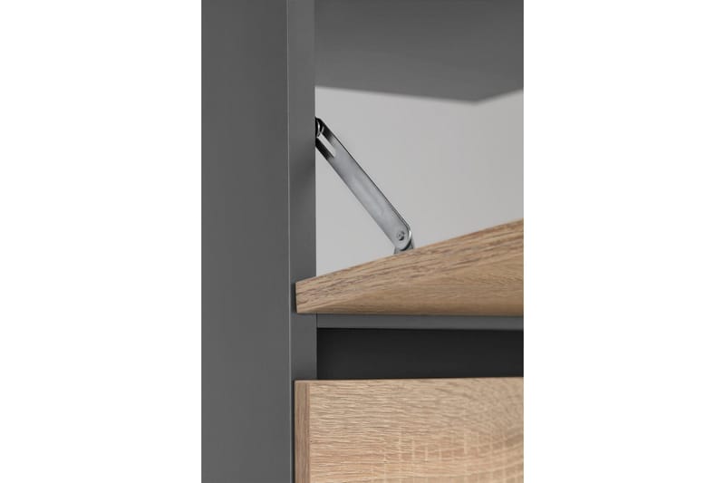 Hudnall Servantskap 80x35 cm - Antrasitt/Hvit - Oppbevaring - Oppbevaring til baderom - Servantskap & kommode
