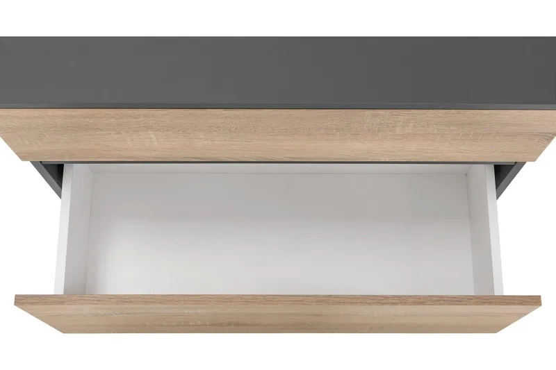 Hudnall Servantskap 80x35 cm - Antrasitt/Hvit - Oppbevaring - Oppbevaring til baderom - Servantskap & kommode