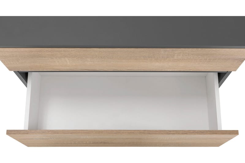 Hudnall Servantskap 80x35 cm - Antrasitt/Hvit - Oppbevaring - Oppbevaring til baderom - Servantskap & kommode