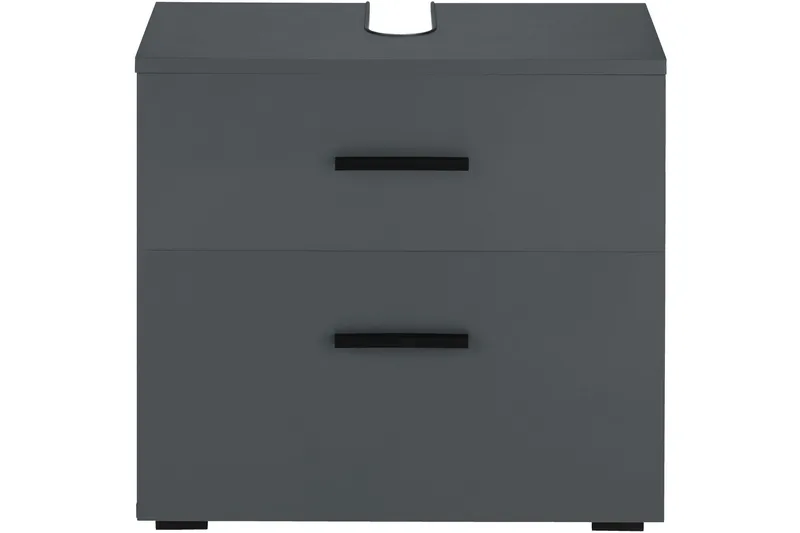 Michikue Servantskap - Grå - Oppbevaring - Oppbevaring til baderom - Servantskap & kommode