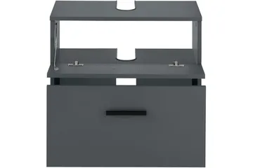 Michikue Servantskap - Grå - Oppbevaring - Oppbevaring til baderom - Servantskap & kommode