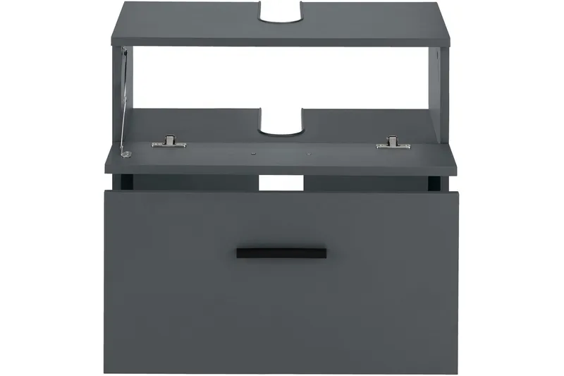 Michikue Servantskap - Grå - Oppbevaring - Oppbevaring til baderom - Servantskap & kommode