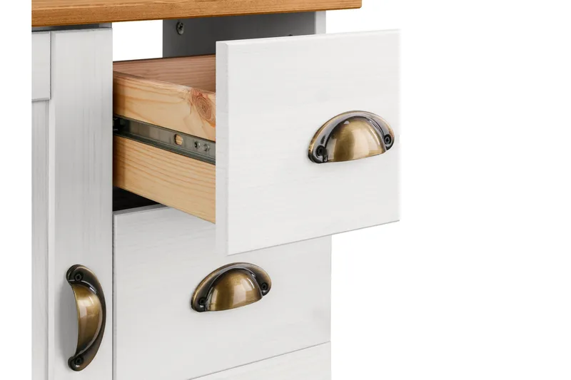 Moglielle Servantskap - Hvit/Brun - Oppbevaring - Oppbevaring til baderom - Servantskap & kommode