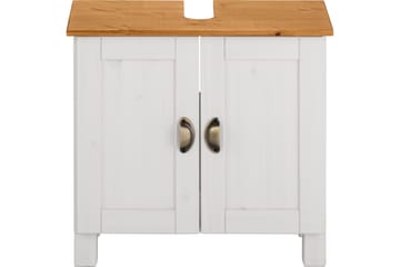 Moglielle Servantskap - Hvit/Brun - Oppbevaring - Oppbevaring til baderom - Servantskap & kommode