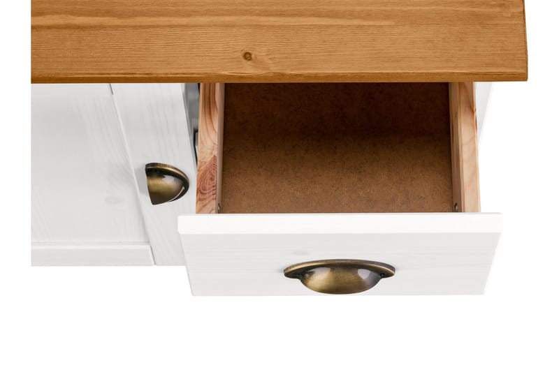 Moglielle Servantskap - Hvit/Brun - Oppbevaring - Oppbevaring til baderom - Servantskap & kommode