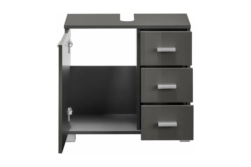 Ripika Servantskap 60x55 cm - Grå - Oppbevaring - Oppbevaring til baderom - Servantskap & kommode