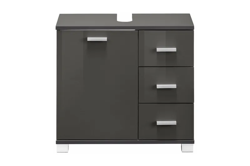 Ripika Servantskap 60x55 cm - Grå - Oppbevaring - Oppbevaring til baderom - Servantskap & kommode