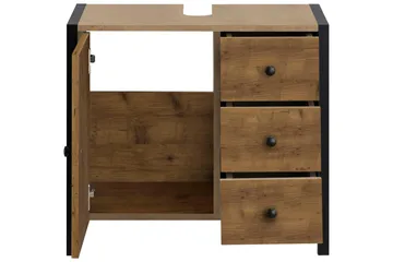 Servant Canford 60 cm - Brun / Svart - Oppbevaring - Oppbevaring til baderom - Servantskap & kommode