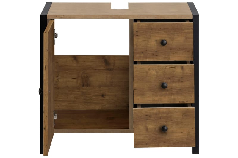 Servant Canford 60 cm - Brun / Svart - Oppbevaring - Oppbevaring til baderom - Servantskap & kommode