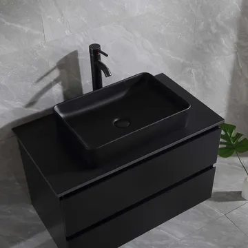 Servantskap Bathlife Extas Svart - Oppbevaring - Oppbevaring til baderom - Servantskap & kommode