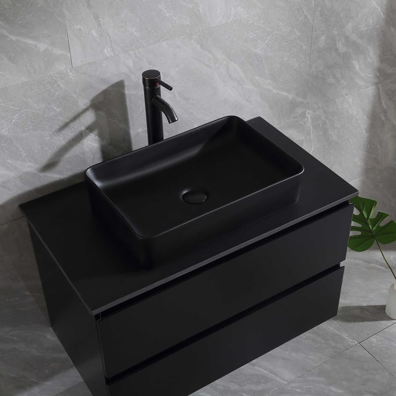 Servantskap Bathlife Extas Svart - Oppbevaring - Oppbevaring til baderom - Servantskap & kommode