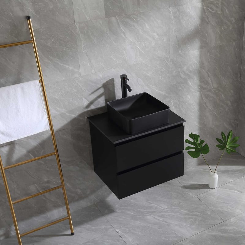 Servantskap Bathlife Extas Svart - Oppbevaring - Oppbevaring til baderom - Servantskap & kommode