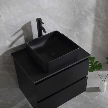 Servantskap Bathlife Extas Svart - Oppbevaring - Oppbevaring til baderom - Servantskap & kommode