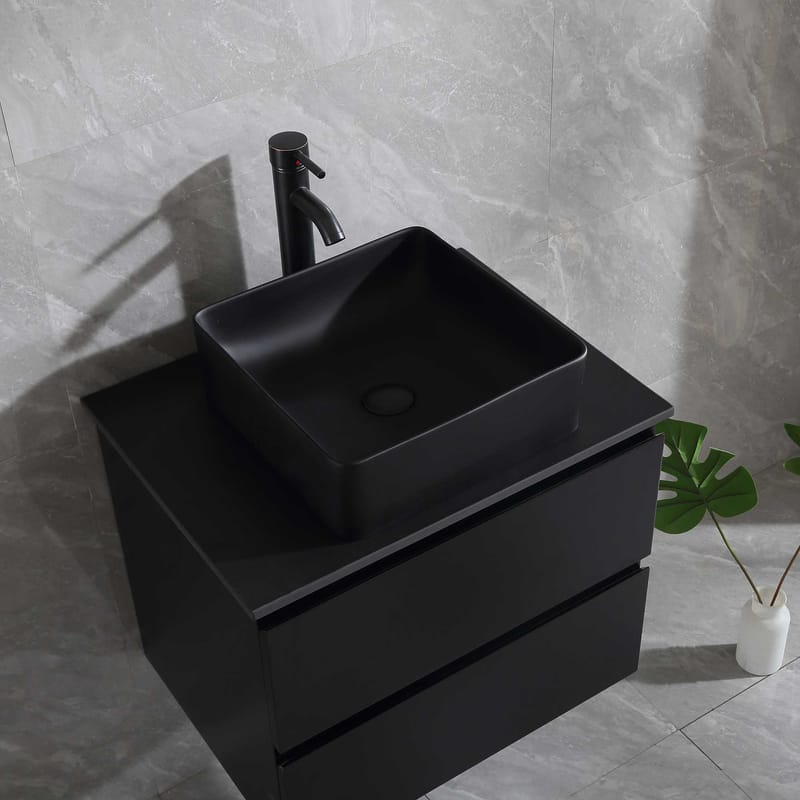 Servantskap Bathlife Extas Svart - Oppbevaring - Oppbevaring til baderom - Servantskap & kommode