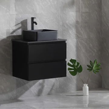 Servantskap Bathlife Extas Svart - Oppbevaring - Oppbevaring til baderom - Servantskap & kommode