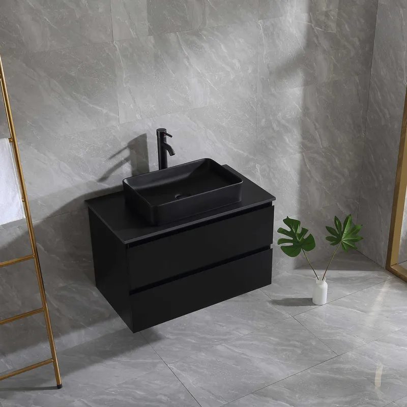 Servantskap Bathlife Extas Svart - Oppbevaring - Oppbevaring til baderom - Servantskap & kommode