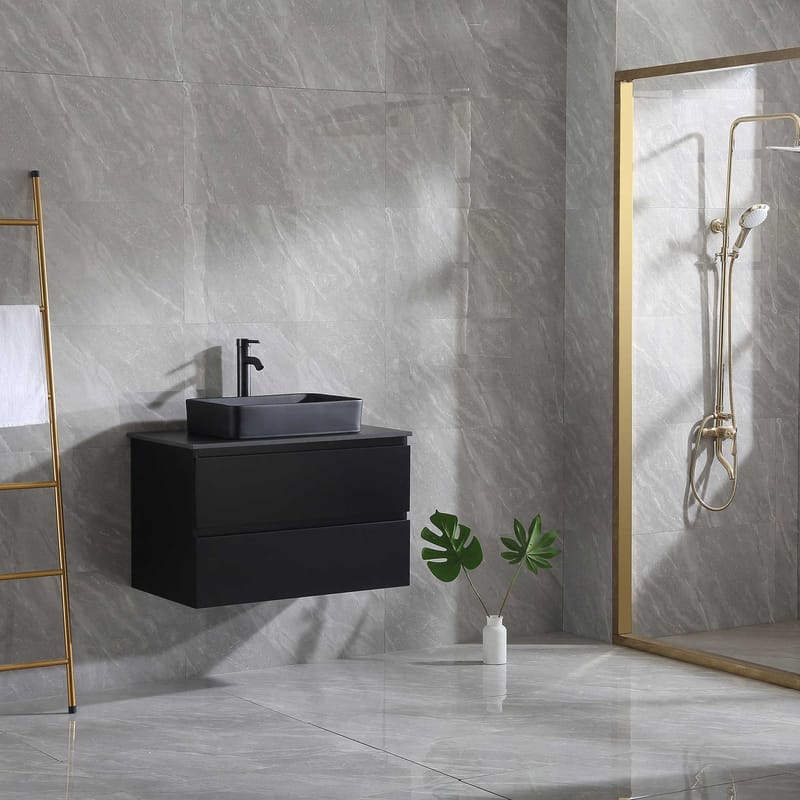 Servantskap Bathlife Extas Svart - Oppbevaring - Oppbevaring til baderom - Servantskap & kommode