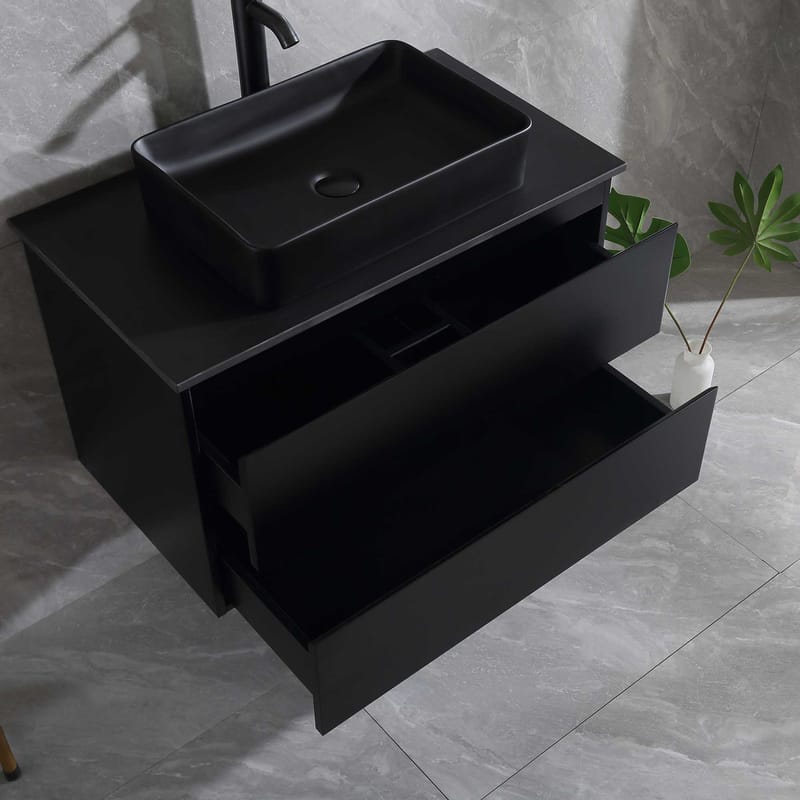 Servantskap Bathlife Extas Svart - Oppbevaring - Oppbevaring til baderom - Servantskap & kommode
