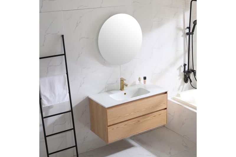 Tvättställsskåp Bathlife Ek - Oppbevaring - Oppbevaring til baderom - Servantskap & kommode