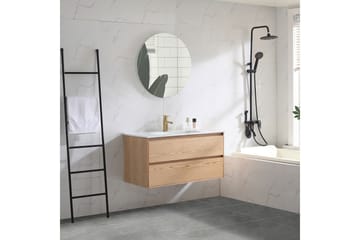 Tvättställsskåp Bathlife Ek - Oppbevaring - Oppbevaring til baderom - Servantskap & kommode