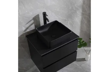 Tvättställsskåp Bathlife Svart - Oppbevaring - Oppbevaring til baderom - Servantskap & kommode