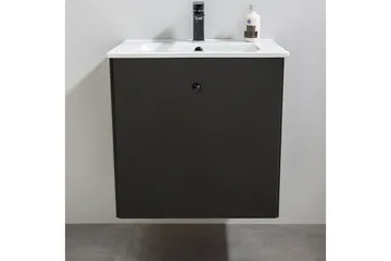 Tvättställsskåp Bathlife Svart - Oppbevaring - Oppbevaring til baderom - Servantskap & kommode