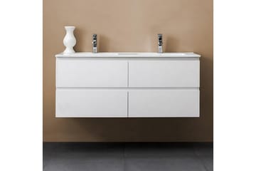 Tvättställsskåp Bathlife Vit - Oppbevaring - Oppbevaring til baderom - Servantskap & kommode