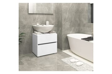 Servantskap Wisla 60x35x55 cm, Hvit - 60x35x55 cm, Hvit - Oppbevaring - Oppbevaring til baderom - Servantskap & kommode